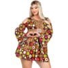 Starflower Hippie Costume Dress 3X/4X 1 Starflower Hippie Costume Dress 3X/4X