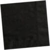 Midnight Black Napkins Beverage 20Ct