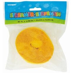 Yellow-Hot Crepe Streamer 81ft