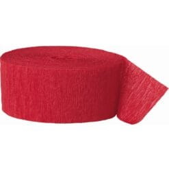 Red Crepe Streamer 81ft
