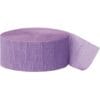 Lavender Crepe Streamer 81ft 1 Lavender Crepe Streamer 81Ft