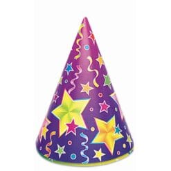 Kaleidoscope Party Hats Astd 6CT