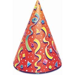 Kaleidoscope Party Hats Astd 6Ct