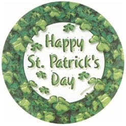 St. Patrick Day Plates RND 7" 8CT