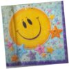 Smiley Stars Napkins Beverage 16Ct