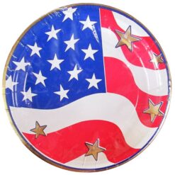 Stars & Stripes Plates Paper 7" 8CT