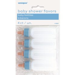 Baby Bottles 3.5" Blue Top 4CT