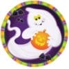 Ghost & Pumpkin Plates Paper 9" 20CT