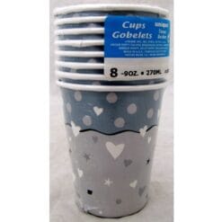 Wedding Bells 9 Oz. Cups 8CT
