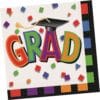 Grad Cap Napkins Lunch 16Ct
