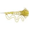 Yellow Grad Horn w/Beads