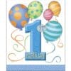 1St Birthday Blue Lootbags 8Ct