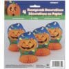 Pumpkin Steps 6&Quot; Hnycomb Decor 4Ct