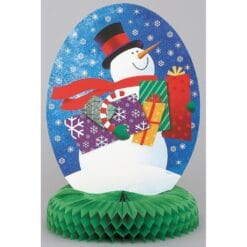 Snowman Gifts Hnycmb CNTRP 14"