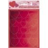 Foil Hearts Stickers 4Sht