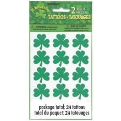 Shamrock Color Tattoo Sheets 2CT