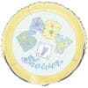 18" RND Baby Stitch Pastel Foil BLN