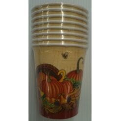 Country Harvest Cups Hot/Cold 9oz 8CT