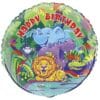 18&Quot; Rnd Smiling Safari Foil Balloon