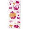 Cupcake Hearts Cello Bags 20Ct