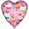18" HRT Cupcake Valentine Foil BLN