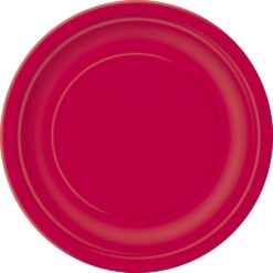 Ruby Red Plates Paper 9" 16CT
