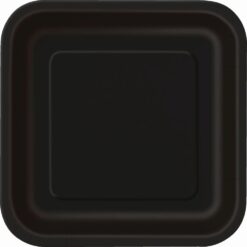 Midnight Black Plates SQR 9" 14CT