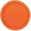 Pumpkin Orange Plates 7'' 20Ct