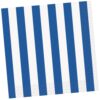 Royal Blue/White Stripe Napkins Bvg 16Ct