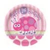1st Birthday Pink Ladybug Plates 7" 8CT
