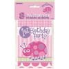 1St Birthday Pink Ladybug Invitations 8Ct