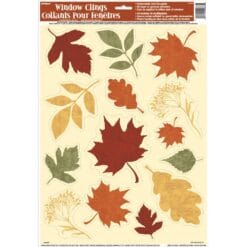 Painted Leaves Window Clings