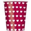 Valentine Stripe Cup 9Oz Hot/Cold 8Ct