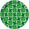 Clover Check Plates RND 9" 8CT