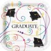 Grad Scroll Plates Sqr 9&Quot; 8Ct