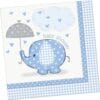 Umbrellaphants Blue Napkins Lunch 16CT