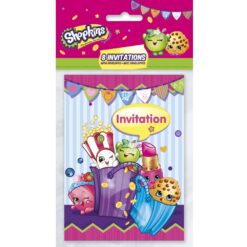 Shopkins Invites 8CT