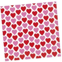 Valentine Hearts Napkins BVG 16CT