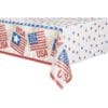 Vintage Flag Tablecover Plastic 54x84