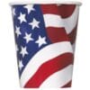 Usa Flag Cups Hot/Cold 9Oz 8Ct