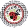 18&Quot; Rnd Happy Birthday Ladybugs Mylar Balloon