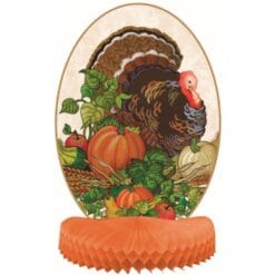 Harvest Turkey Centerpiece 14"