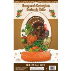 Harvest Turkey Centerpiece 14"