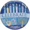 Hanukkah Celebrate Plates 9&Quot; 8Ct