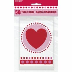 Radiant Hearts Treat Sacks 50CT
