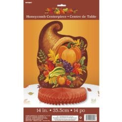 Fall Harvest Honeycomb Centerpiece 14"
