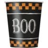 Checkered Halloween Cups 9oz 8CT