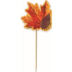 Fall Beauty Leaf Picks 3.5" 8CT
