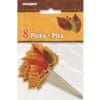 Fall Beauty Leaf Picks 3.5&Quot; 8Ct