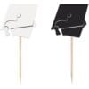 Grad Cap Decal Picks 3.5" 8CT